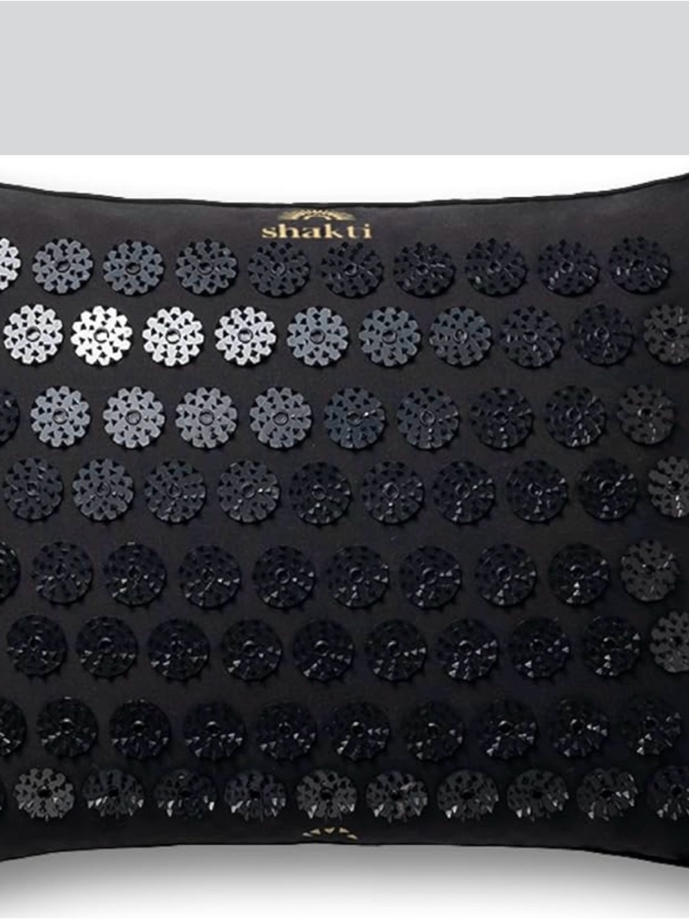 ShaktiMat Premium Acupressure Pillow Original Intensity Shakti Black Massage